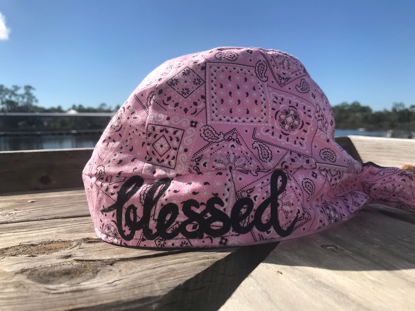 Pink Paisley “Blessed” DuRag
