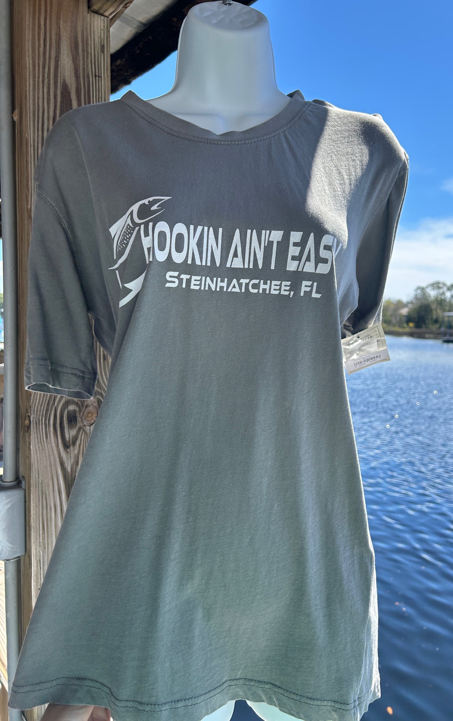 “Hookin Ain’t Easy” Tshirt Steinhatchee Florida