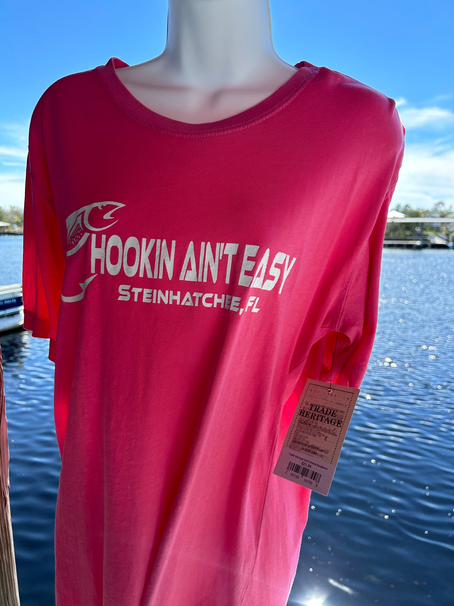 “Hookin Ain’t Easy” Tshirt Steinhatchee Florida