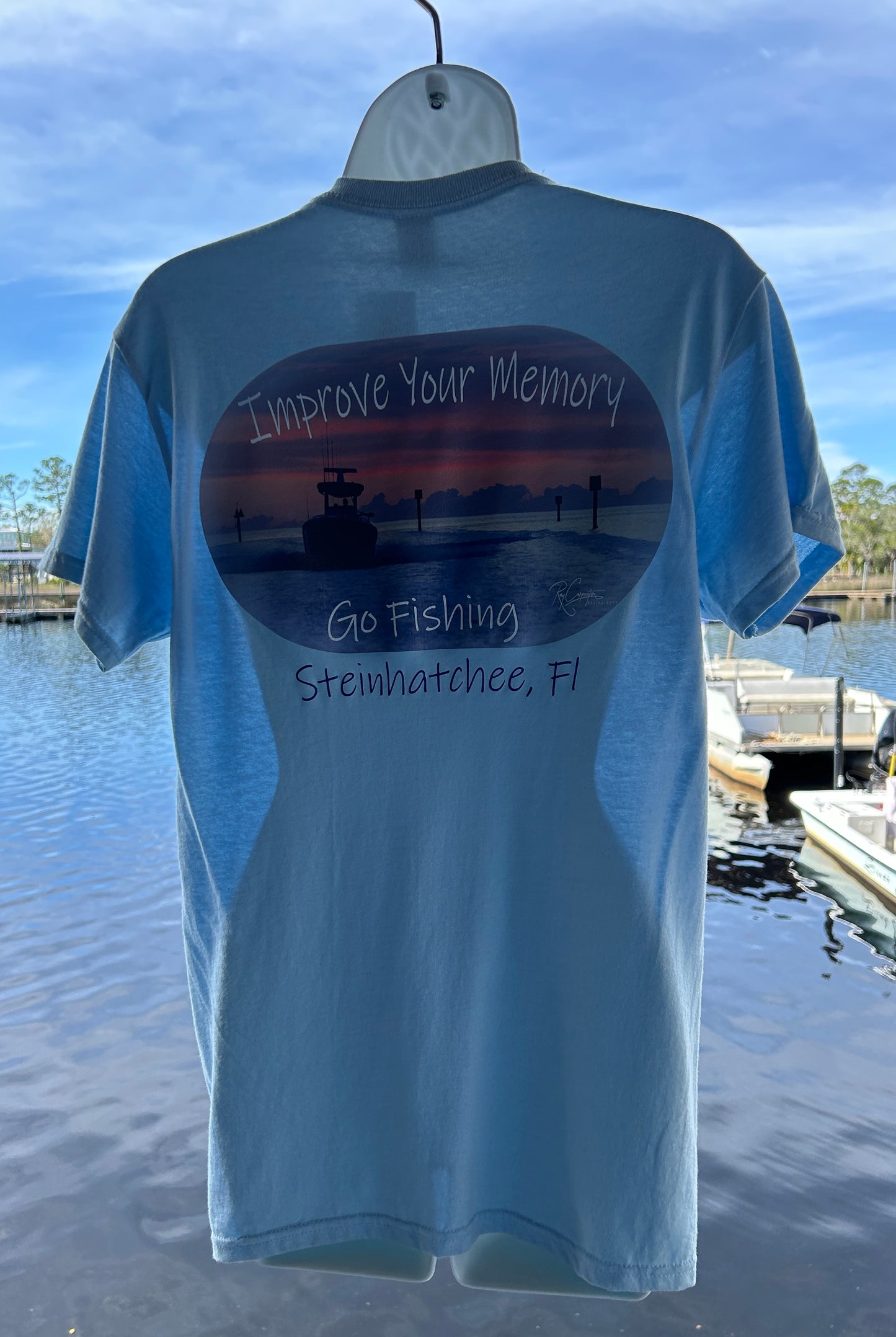 “Improve Your Memory Go Fishing” Steinhatchee Florida Tshirt